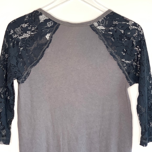 [Free People] Flying Wild Lace Tee - Picture 7 of 8